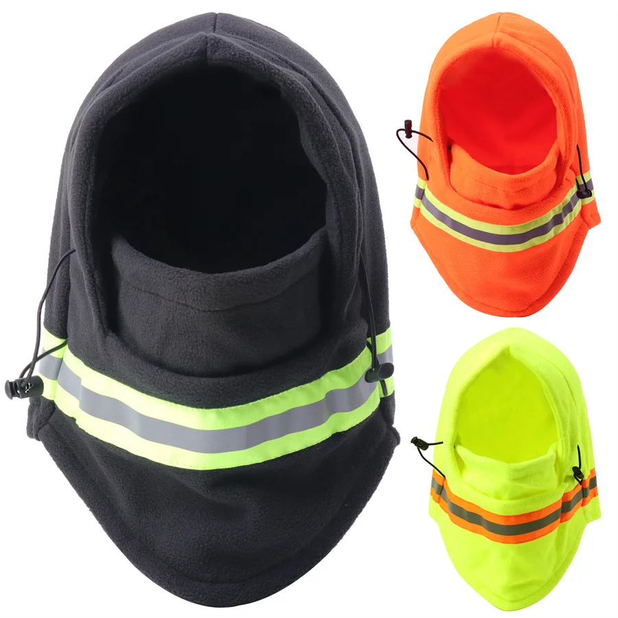 AliExpress Windproof Thermal Balaclava - High-Visibility Fleece Ski Mask for Cycling & Outdoor Winter