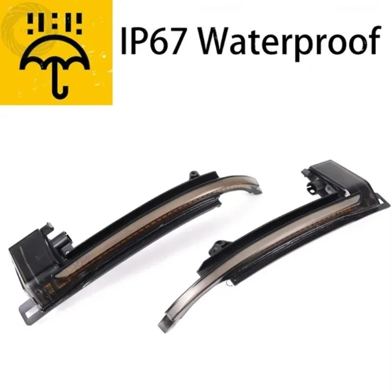

For A4 A5 B8 B8.5 8P Q3 A Pair of LED Turn Signals, Side Indicator Lights Rearview Mirror Flow Lights Suitable