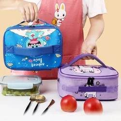 Borsa termica per il pranzo per bambini Cartoon Girls Boys Portable Thermal Food Picnic Boxes borse per la scuola Kids Lunch Box Tote