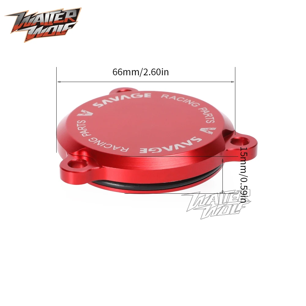 XR650L Engine Oil Filter Cover For Honda XR600R XR 650L SLR650 FMX650 Funmoto 650 NX500 Dominator 500 650 NX650 NX FMX 600 650