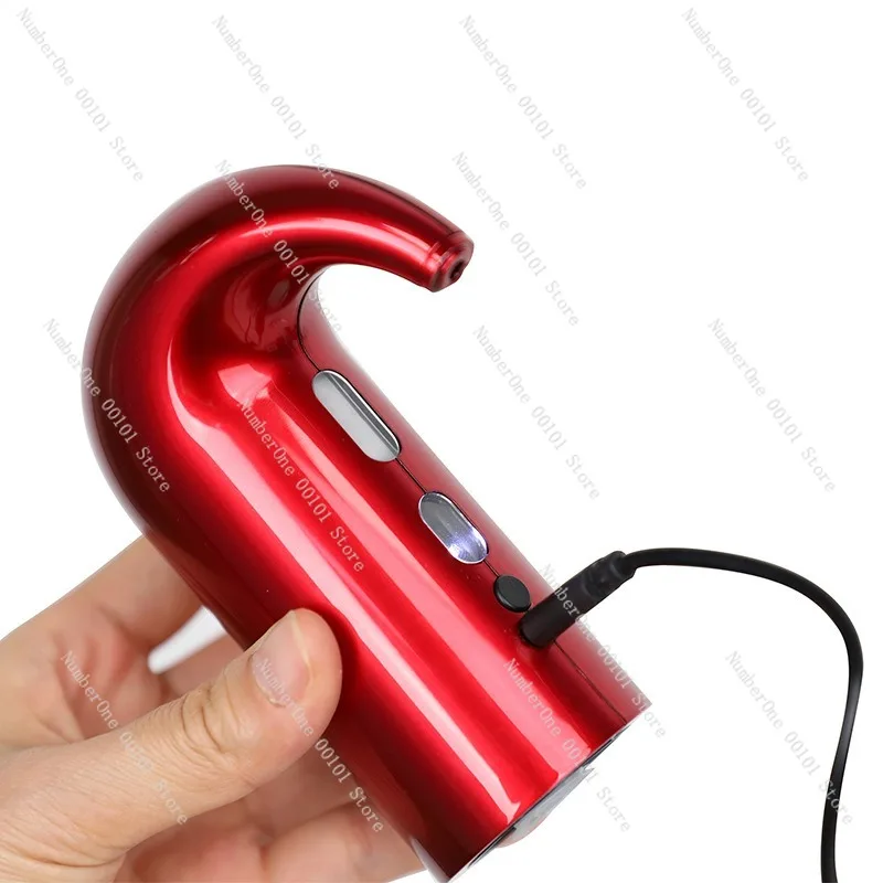 USB Charging Electric Wine Decanter, Automatic Fast Pour Grape Red Wine Dispenser, Aeration and Serving Device, Home Use