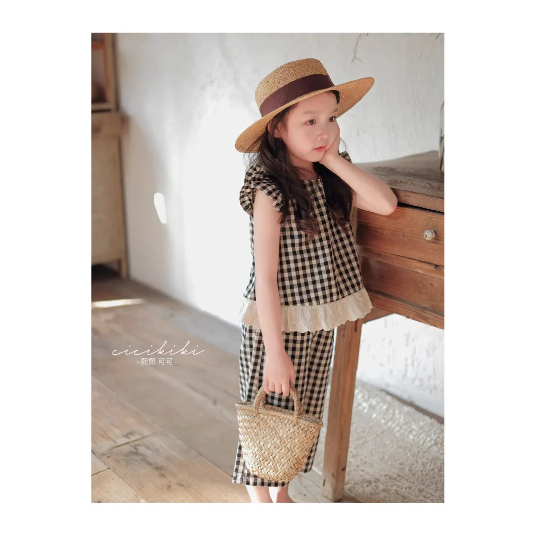 Summer Kids Fashion Two Piece Set for Girls Cute Casual Style Outfit Children's Daily Wear New