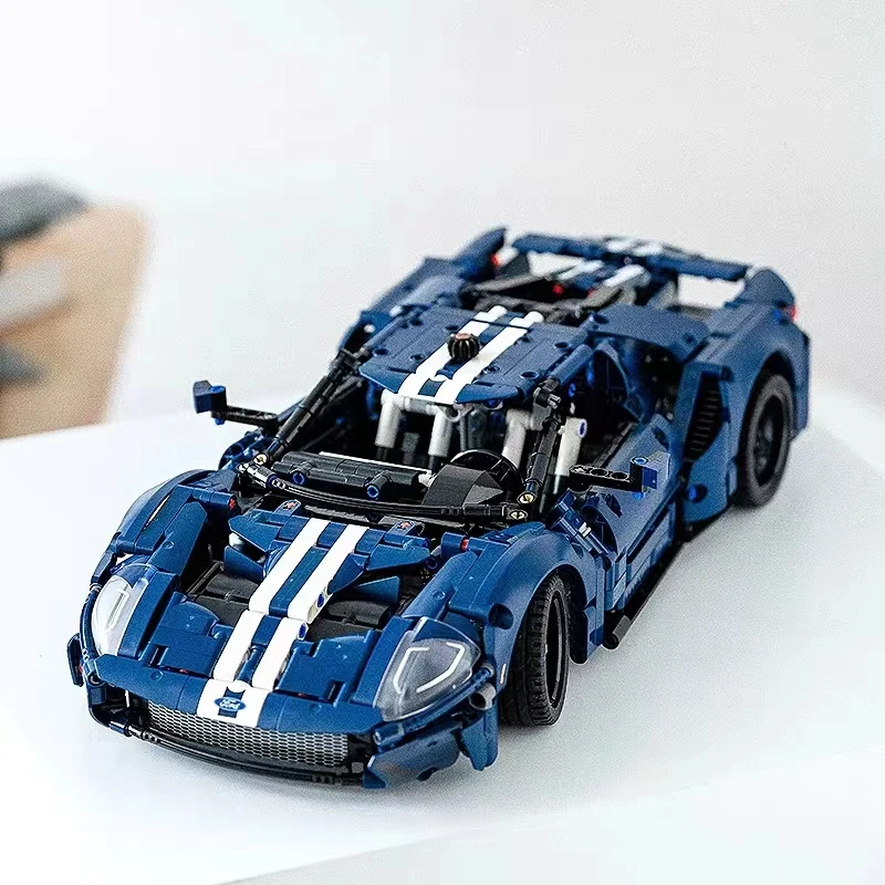 1466pcs Technical Car With Forded GT Supercar In Stock 42154 Model Building Block Toy Vehicle Bricks Birthday Gifts Boyfriend