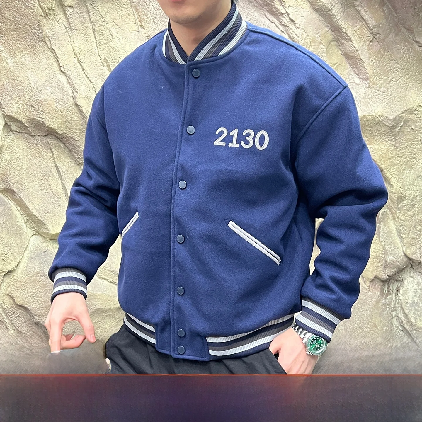 

Тяжелый памятный выпуск, американский ретро-вышитый хлопковый бейсбольный джет, осень-зима, модная молодежная...