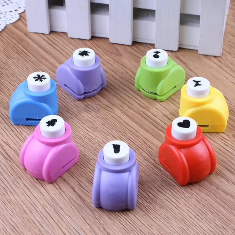 1 Stk/partij Mini Diy Craft Punch Voor Scrapbooking Punch Handgemaakte Cut Card Perforator Voor Diy Gift Card Papier Gat punch CL-1203