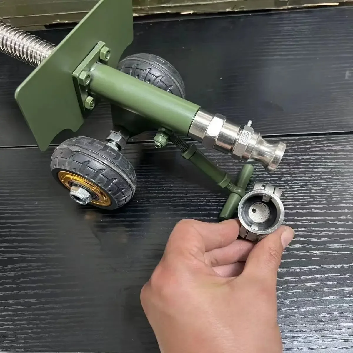 مدفع إيطالي مصنوع يدويًا نموذج إبداعي للديكور المدفعية من الفولاذ المقاوم للصدأ نموذج صغير مدفعية سطح المكتب الحلي الهدايا #1