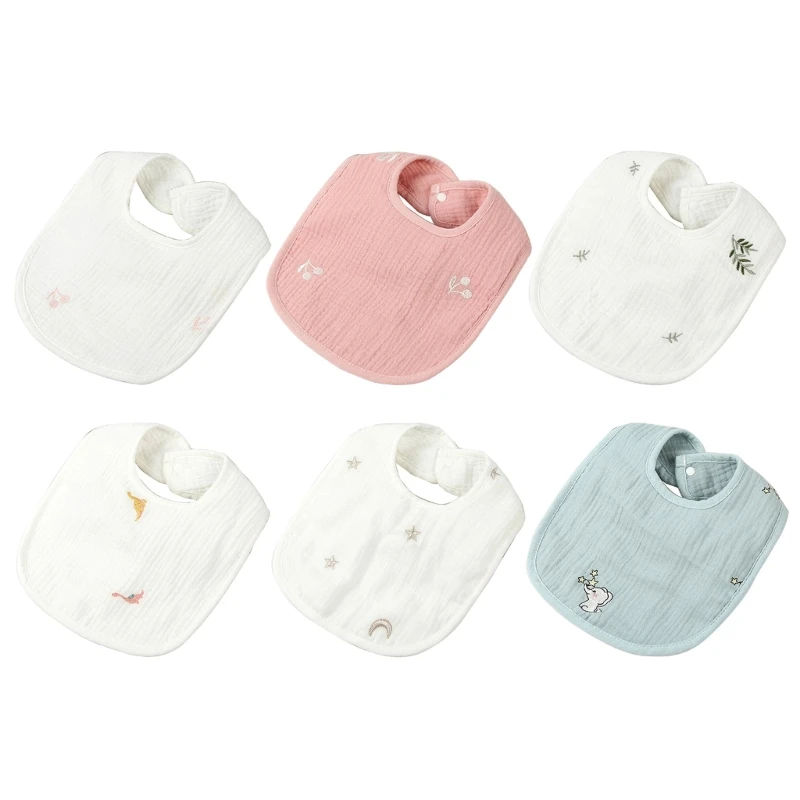 

Cotton Towel Wiping Towel Feeding Bibs Handkerchief Newborns Infant Hand Cloth