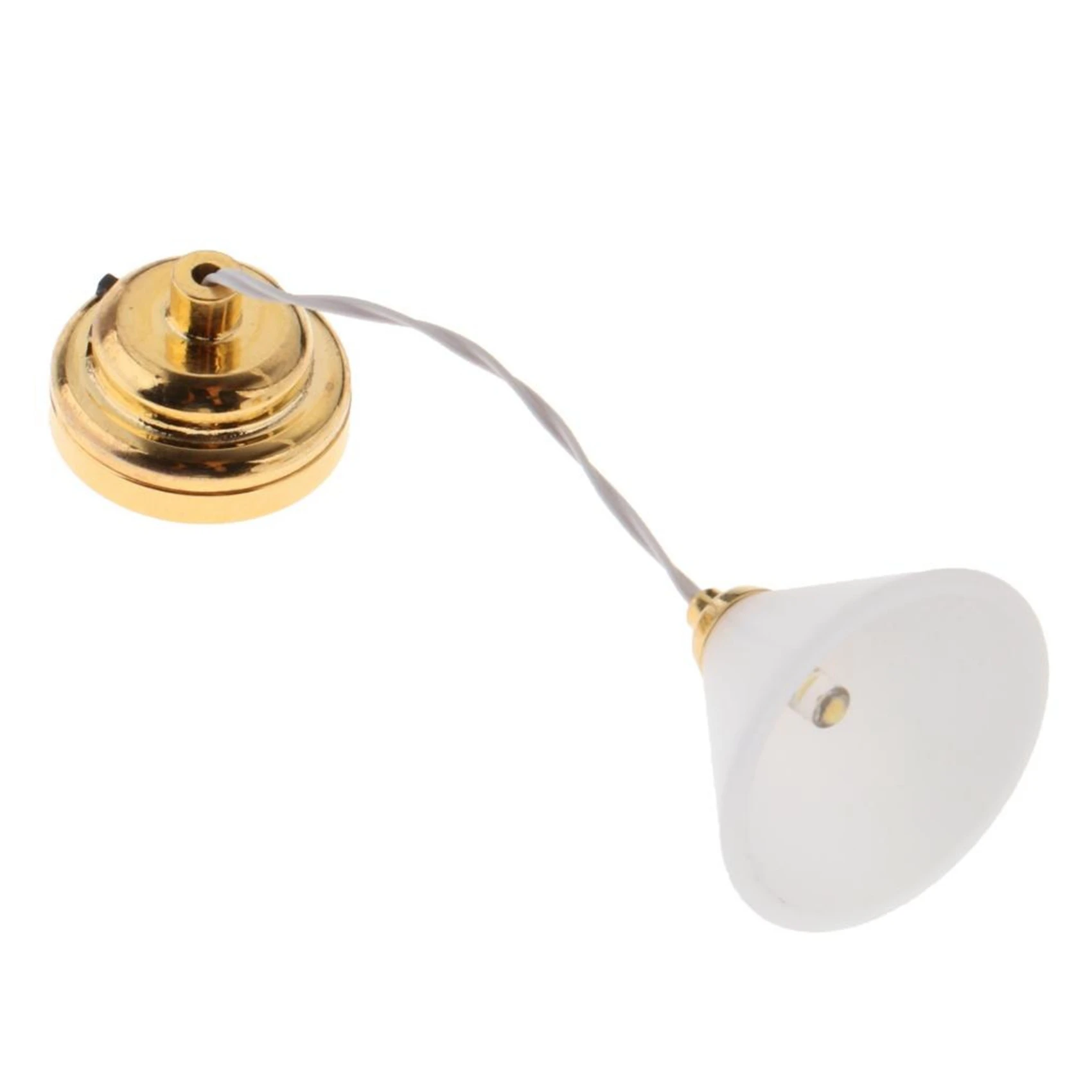 1:12 Mini lampada plafoniera mobili in miniatura lampada da soffitto per mobili accessori scena giocattoli