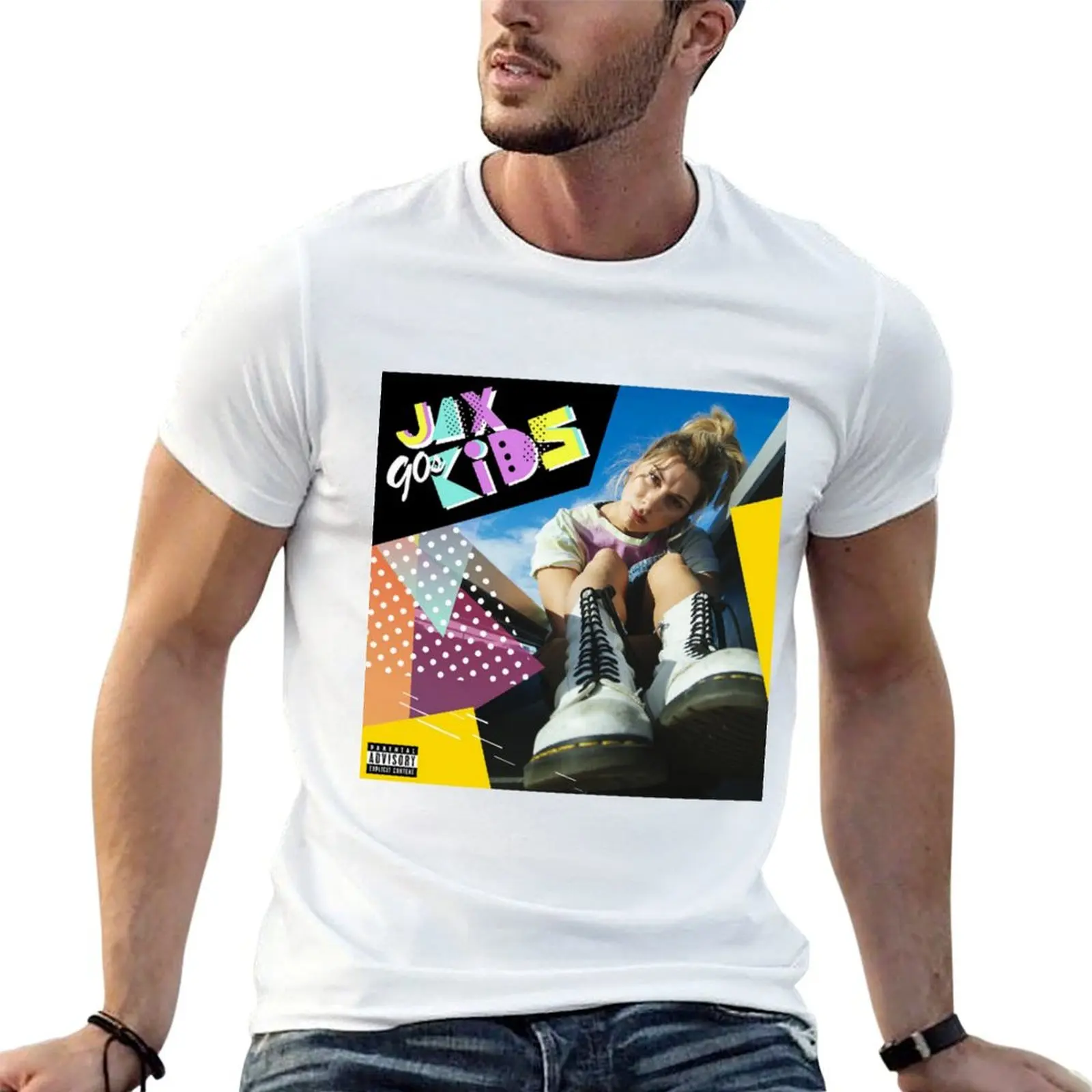 Jax - 90s Kids T-Shirt Big Size Loose Fit Tee Shirt