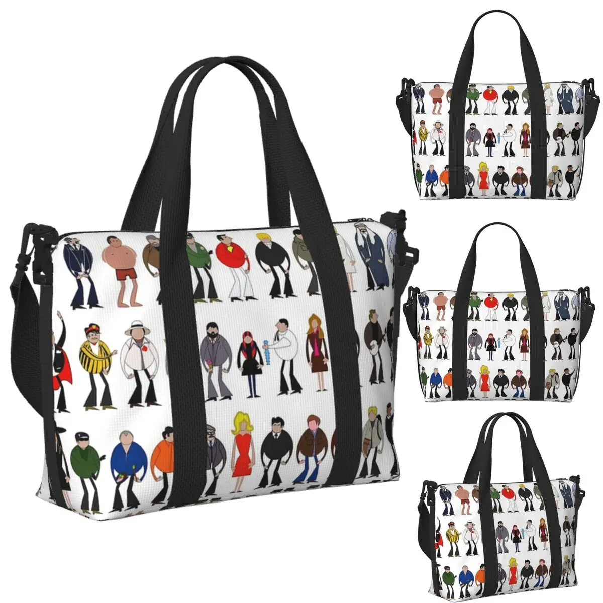 

Custom Columbo - The Murderers Beach Travel Bag Large Capacity Tote Bags for Gym Sport Women Shopping Duffle Shoulder Bag