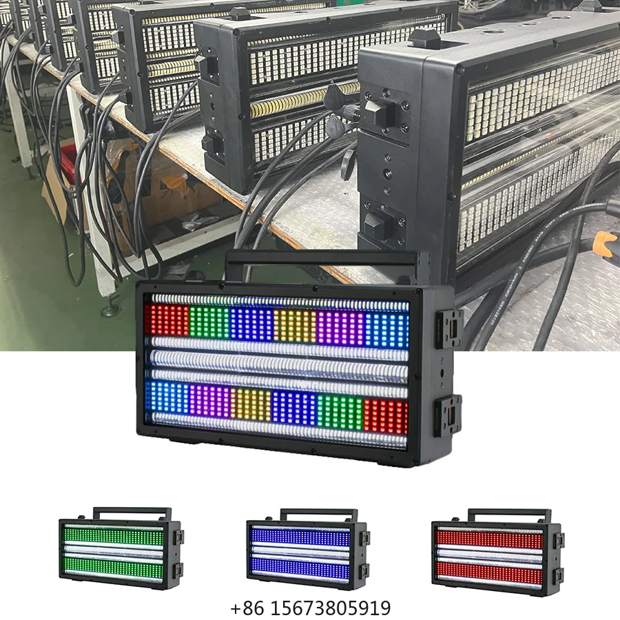 Colorfullight LED IP65 Spliced Strobe Light 2X475W High Efficiency Static Wall Washer with DMX512 Control and RGB Emitting Color
