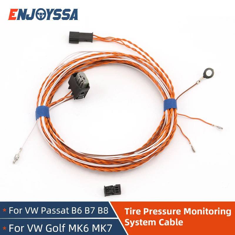 

TPMS Car Tire Pressure Monitoring System Harness Conntector Cable For VW Passat B6 B7 B8 GOLF MK6 MK7 JETTA Tiguan