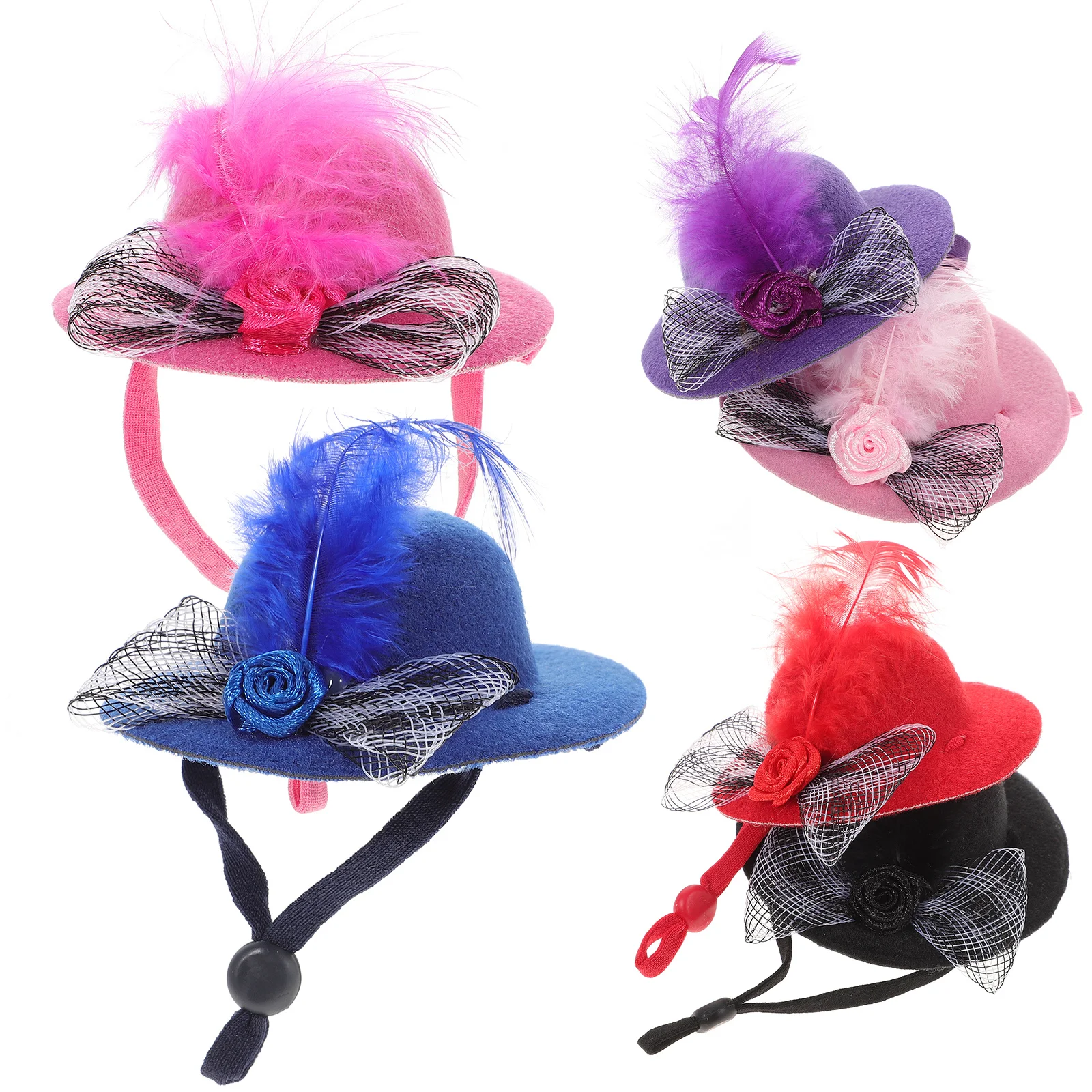 6 stuks mini hoge hoeden prinses haardecoratie prachtige kleine hoeden voor handgemaakte ambachtelijke projecten theekransje mini hoge hoed