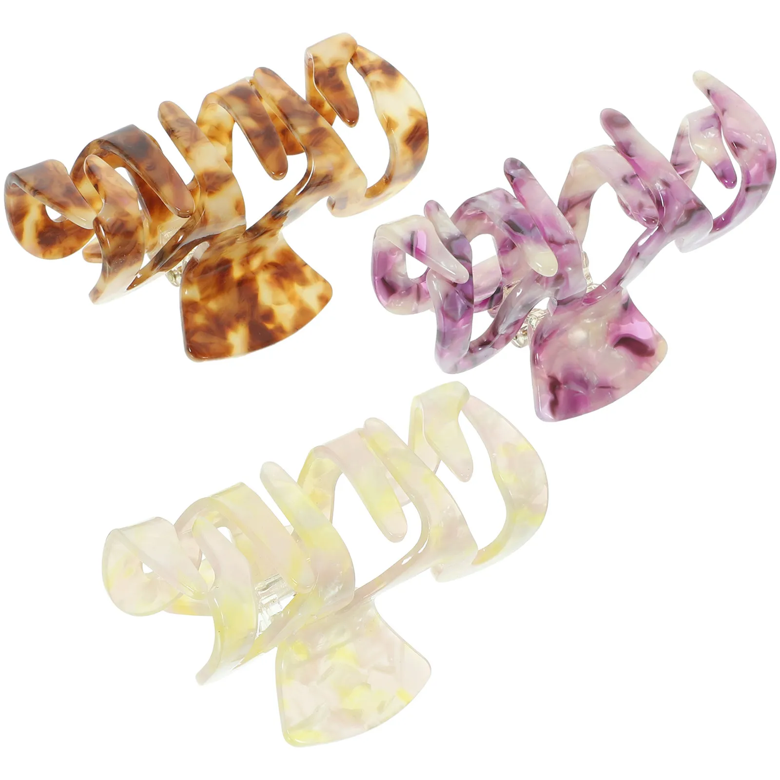 

Набор из 3 заколок-крабов для волос для женщин: большие зажимы для густых, тонких и длинных волос, для укладки, макияжа, умывания, повседневного использования и вечеринок