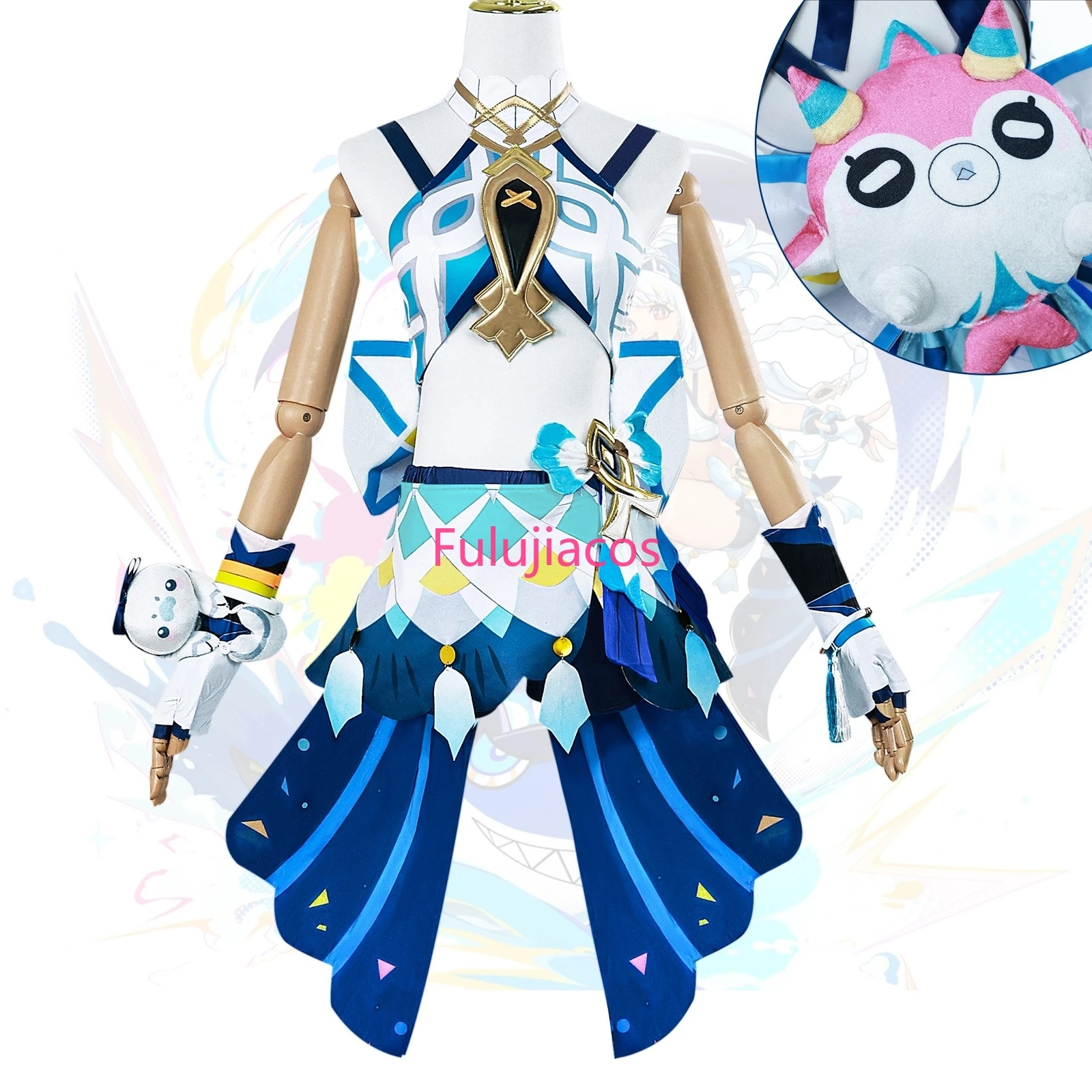 

Mualani Cosplay Genshin Impact Cosplay Mualani Costume Dress