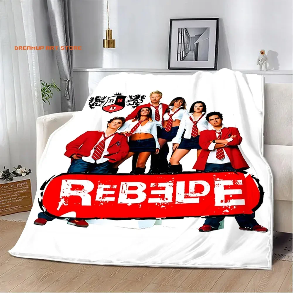 2026 Mexico POP Band RBD Rebelde Printed Blanket Picnic Blankets Warm Blanket Soft And Comfortable Blanket Home Travel Birthday