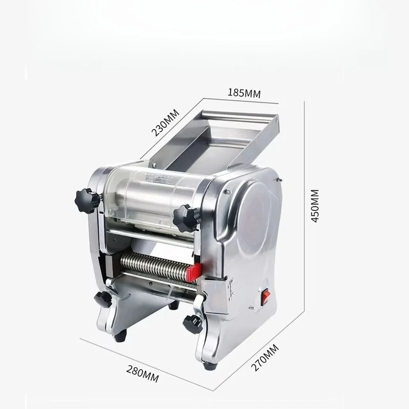Commercial Heavy   Electric Dough Pastry Press Sheeter Pressing Fresh Noodle Spaghetti Pasta Maker Making Machine