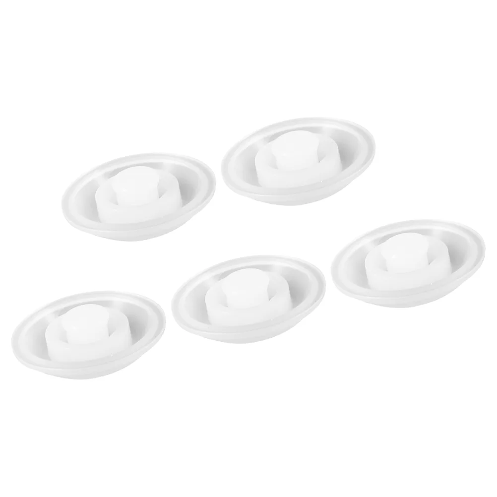 

5 Pcs Cup Accessories Belly Water Bottle Spill Stopper Silicone Proof Pot Leaking Silica Gel Cap