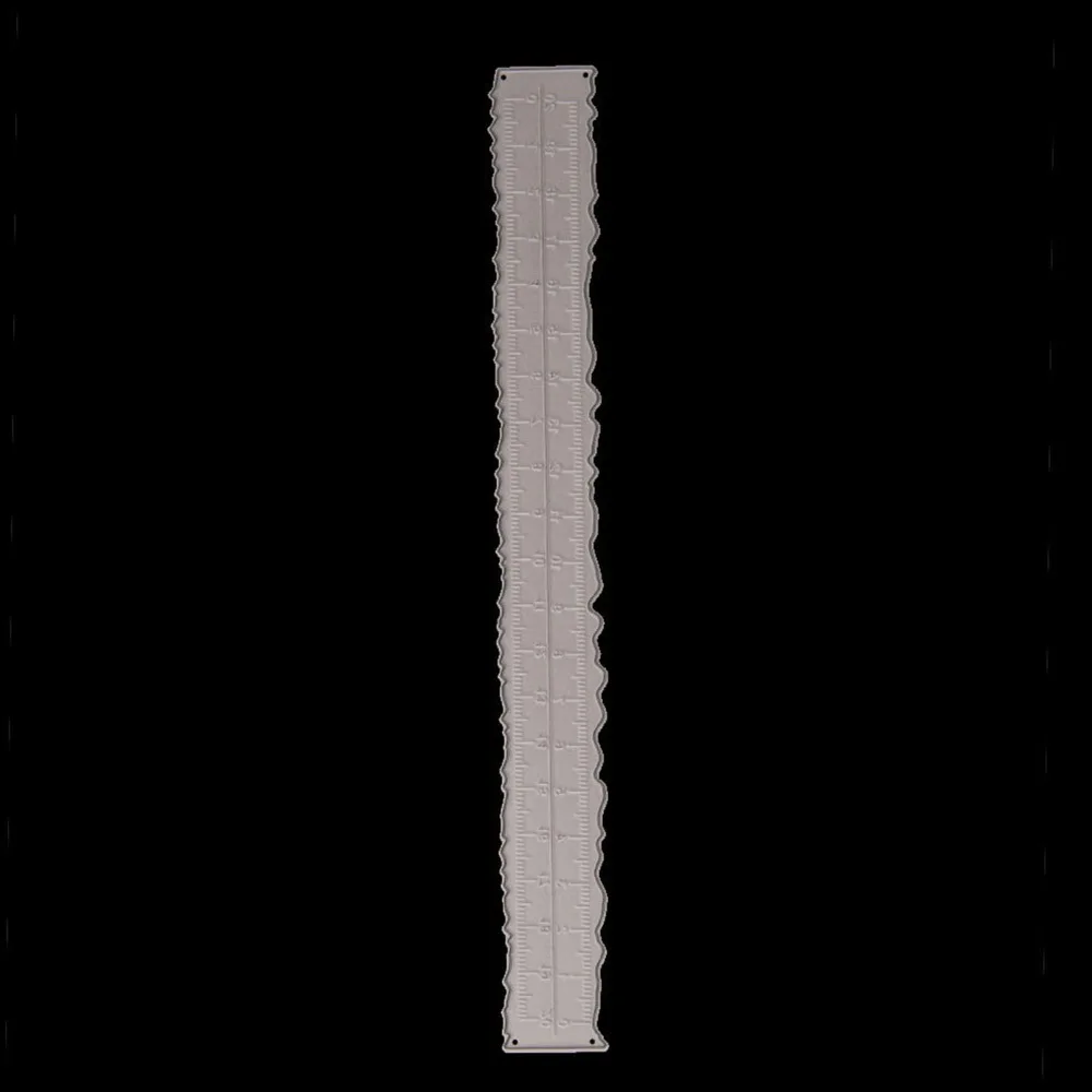 Cutting Die Carbon Steel Paper Tearing Ruler Wavy Edge Embossing Deckle Edge Ruler Decorative Irregular Edge Ruler Drawing