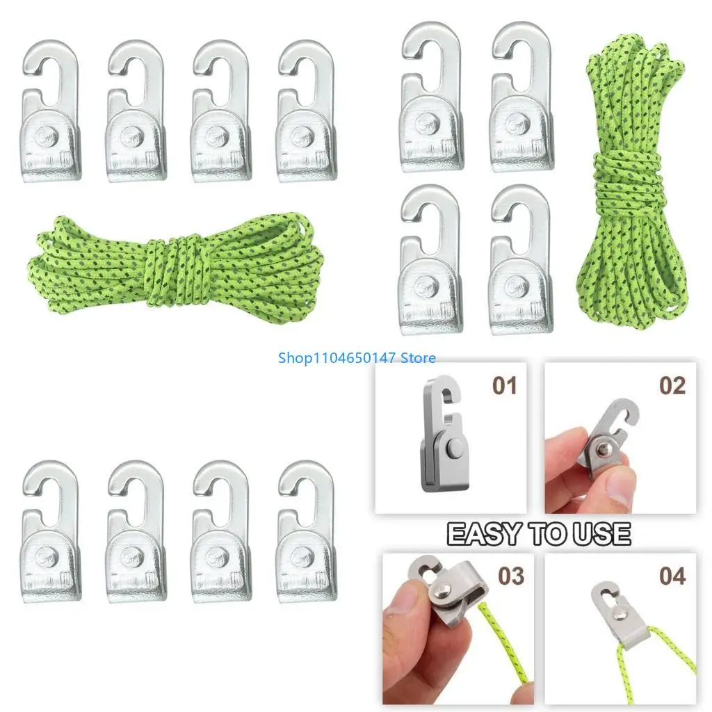 

Быстрая установка для кемпинга оборудование многофункциональное алюминиевое крюч