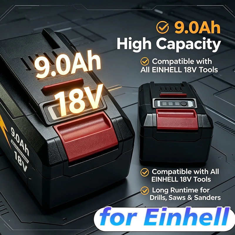 For Einhell 18V 6.0AH Li-ion Batterias Power X-change PXBP-600 Power Tools Replacement Battery