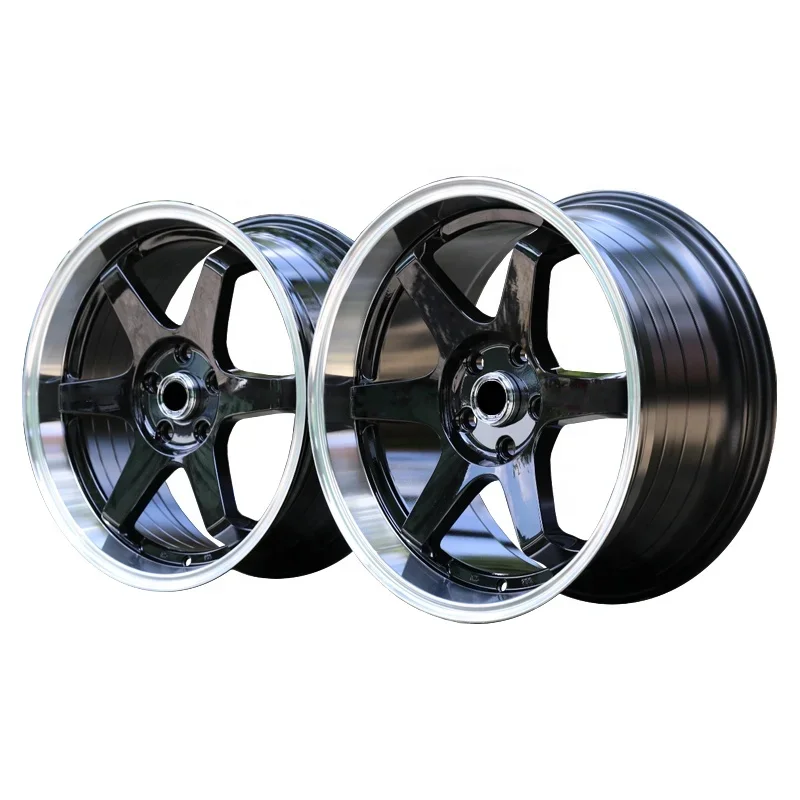 Cheap price 5 holes 5 spoke 15 16 17 18 19  inch chrome sport auto part aluminum alloy car wheels rim