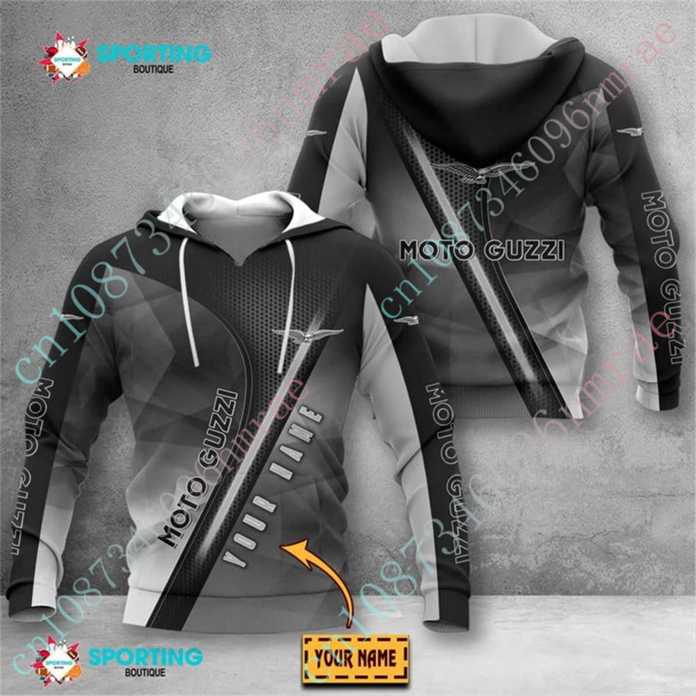 Moto Guzzi Clothing Anime Hoodies For Men Women Casual Sweatshirt Harajuku Pullover Top Unisex Oversize Zip Hoodies Custom Logo