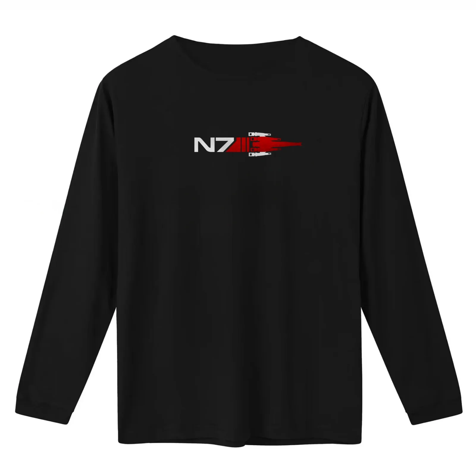 Mass Effect N7 Normandy T-Shirt Summer Casual Cotton Tee Oversized Streetwear Tops Vintage Graphic Print Unisex Men Women