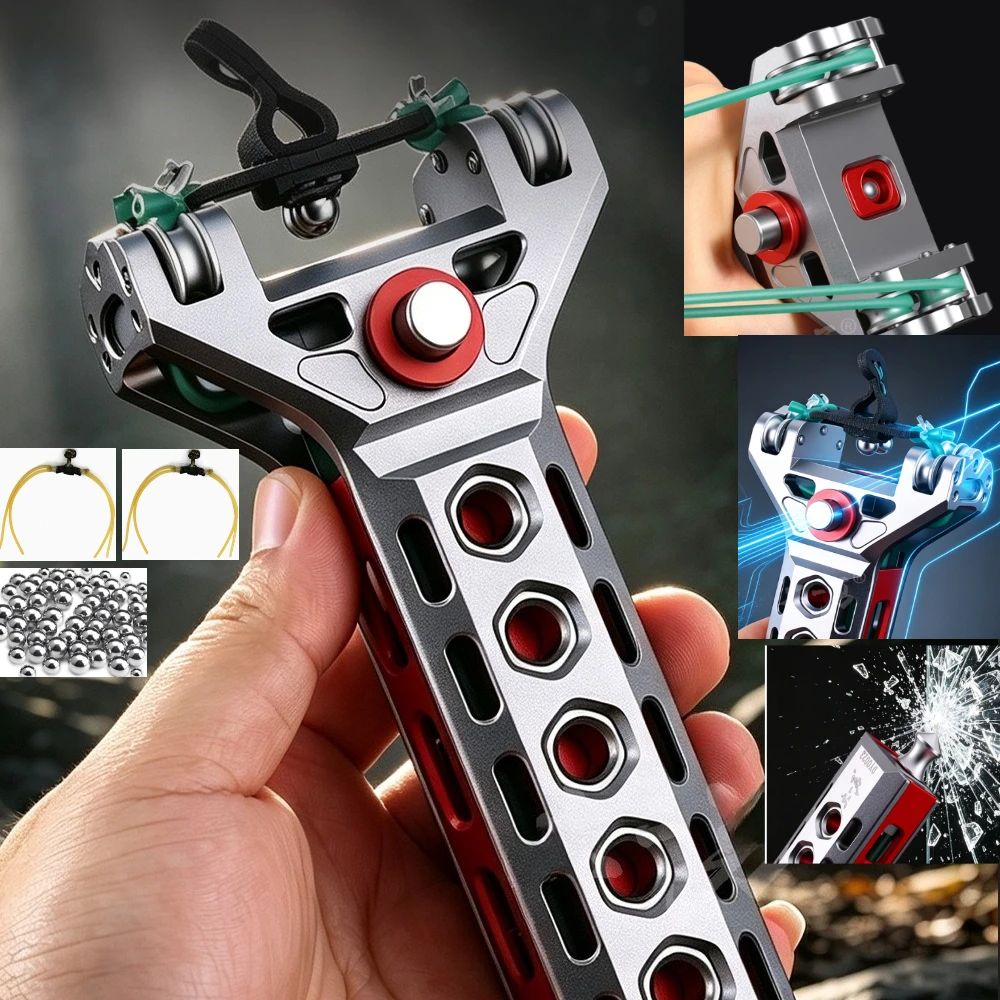 NEW Outdoor Portable Large Capacity Automatic Continuous Loading EDC All Metal CNC Game Hunting Tool