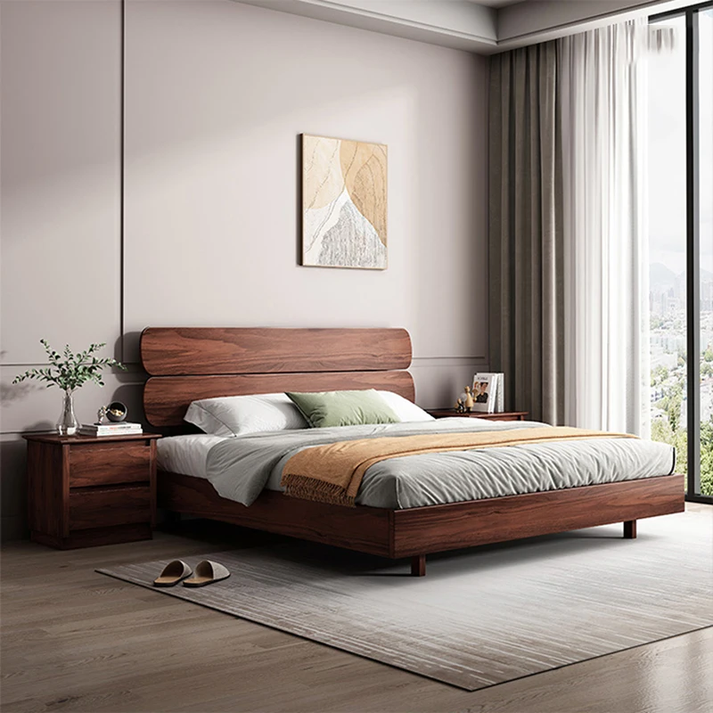 

Wood Loft 200× 180 Double Bed Bedroom Modern King Saving Small Hotel Beds Headboards Cabinets Camas De Dormitorio Furniture