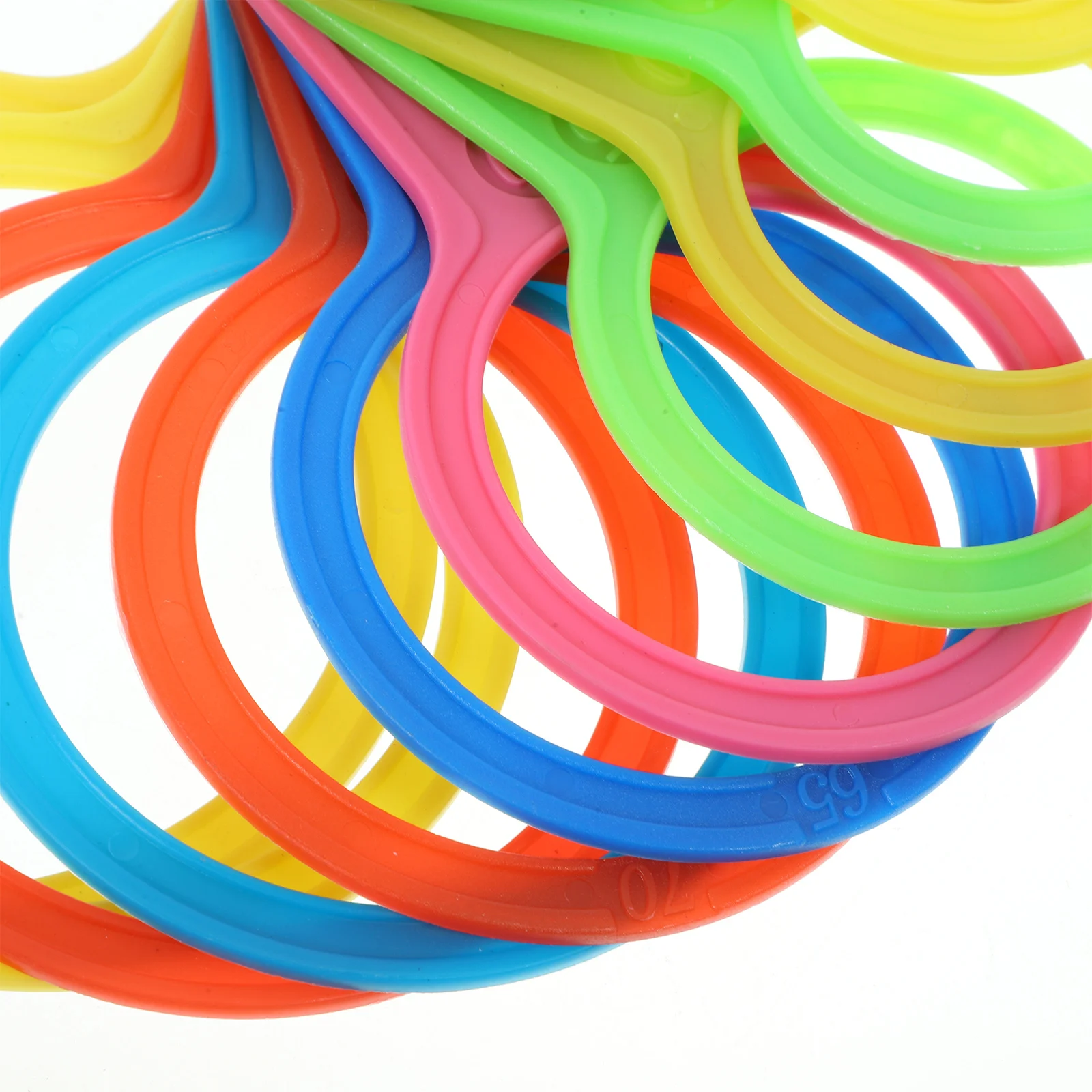 

1 set Fruit Plastic Fruits Diameter Measuring Rings Gauge Tool for Measurement 30mm to 90mm Fruitful Size Chart