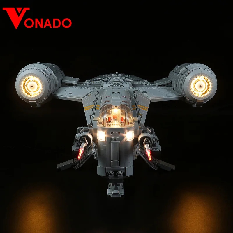 Vonado-レジンのビルディングブロック,75331個,キャンピングカー (モデルには含まれていません) LED照明アクセサリーセット