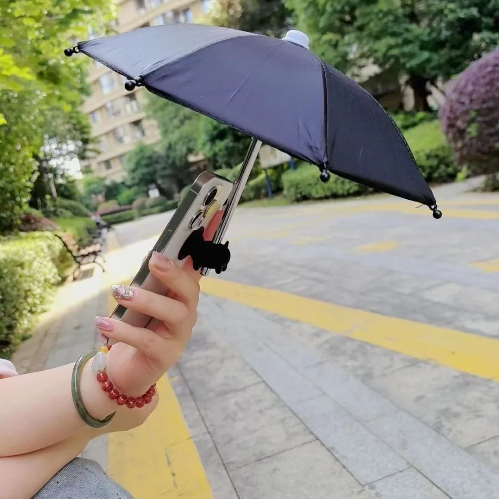 360° Rotation Mini Umbrella Adjustable Anti-glare Sun Shade Shield Cover Magneti Magnetic Mobile Phone Umbrella Car