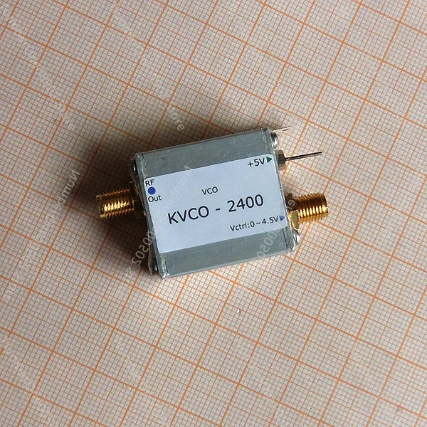 KVCO-2400 2.4 GH RF Microwave Voltage Controlled Oscillator, VCO, Sweep Signal Source, Signal -Generator