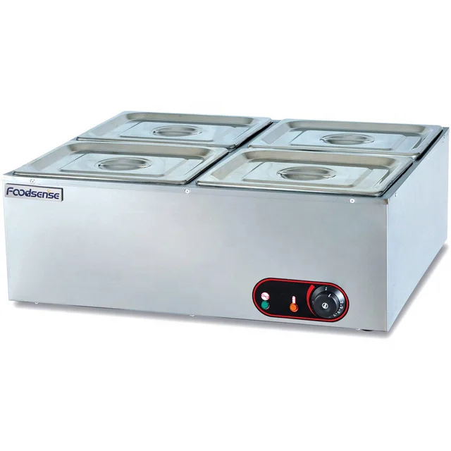 Restaurant kitchen cooking equipment buffet electric Bain Marie food warmer display for catering