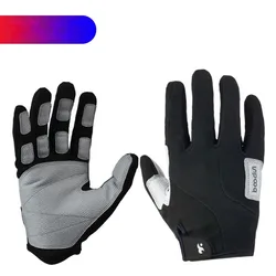 Guantes de protección para deportes de Montañismo al aire libre, escalada en roca, aventura, dedo completo, guantes de microfibra para deportes de descenso