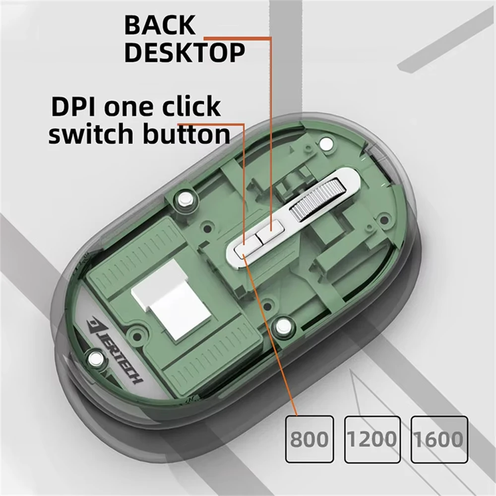 WB120 Mouse Wireless Bluetooth The Third Mock Examination Magnetic Suction Mute Rechargeable Transparent Computer Mouse