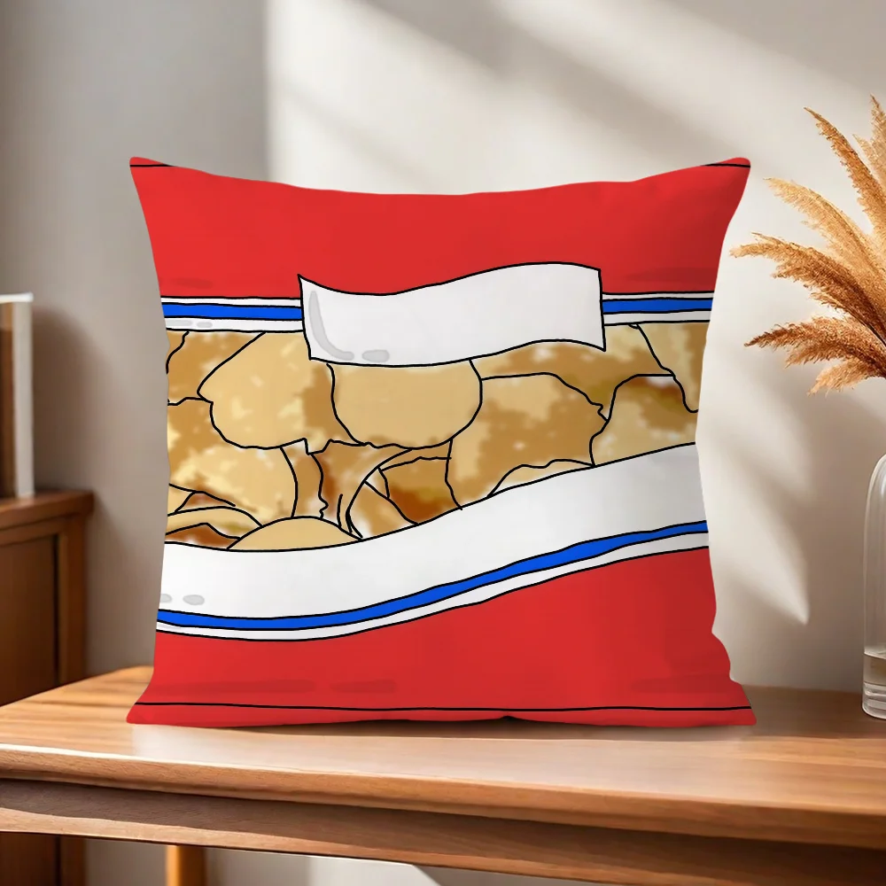 Retro-Chips-Kissenbezug für Zuhause, Sofa, Wohnzimmer, Büro, Café, Auto – Detail 5