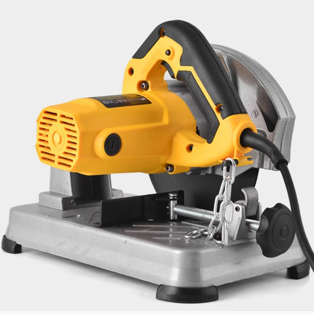 Small Multifunctional Chainsaw 45 Degree Metal Profile Cutting Machine 7 Inch Benchtop Aluminum Steel Cutting HK-CM18501