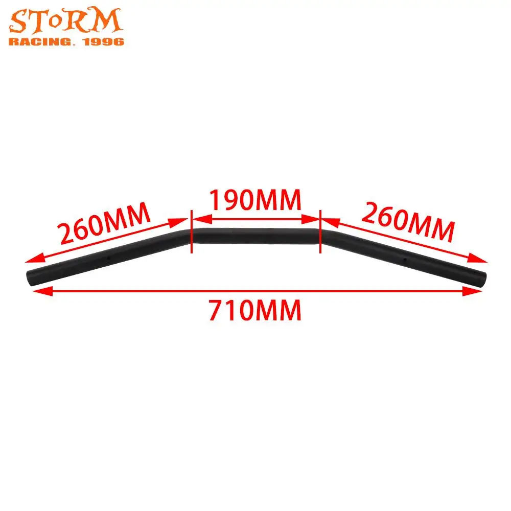 Motorcycle Universal 22MM 25MM Handlebar Drag Straight Bar For HONDA KAWASAKI YAMAHA SUZUKI Harley Chopper Bobber BMW DUCATI