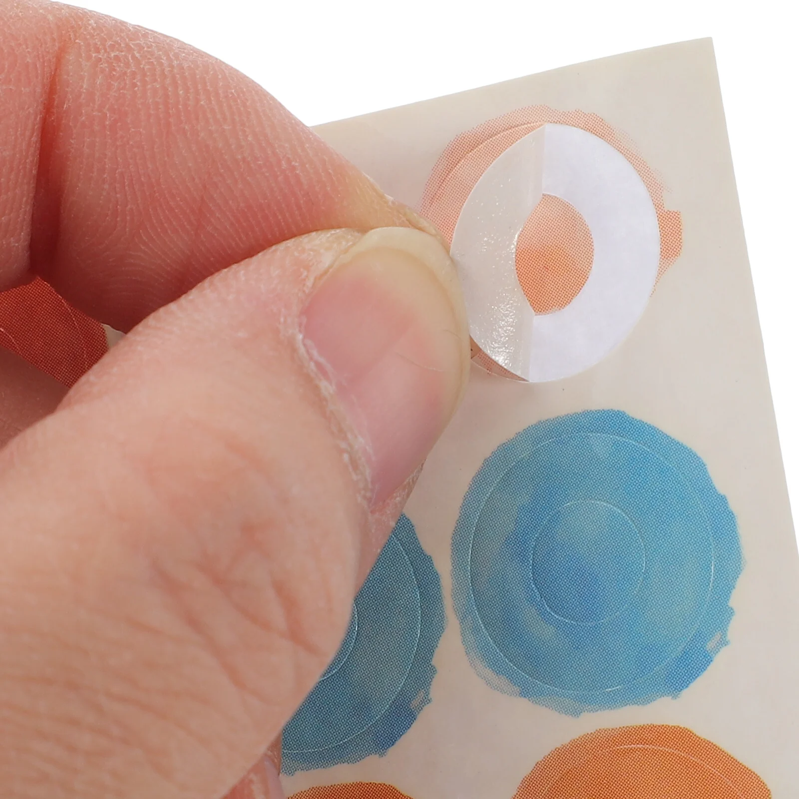 20 Sheets Loose-leaf Hole Patching Stickers for Note Paper Decorative Reinforcement Tabs Donut Punch Binder Ring Labels Binders