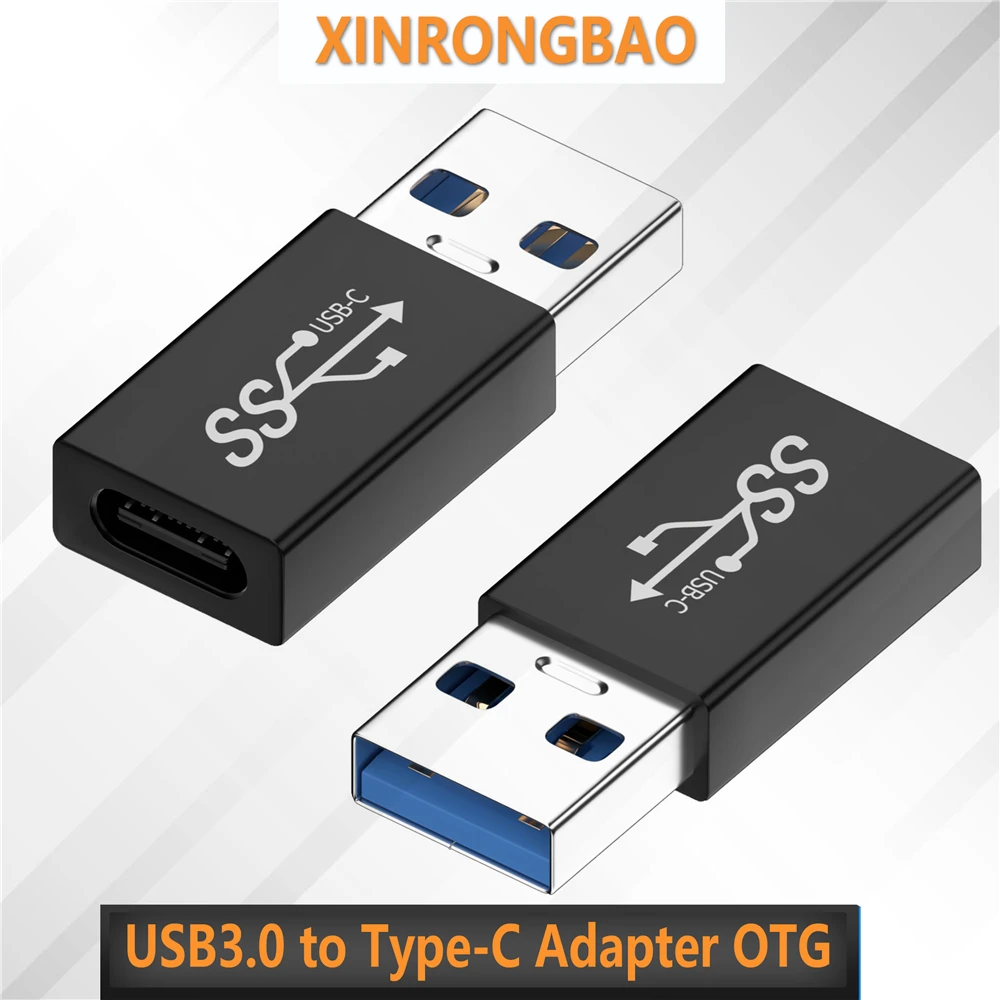 USB3.0 to Type-C Adapter OTG Converter Thunderbolt 3 Type-C Adapter OTG Cable For Computer smartphone TYPE-C female to USB male