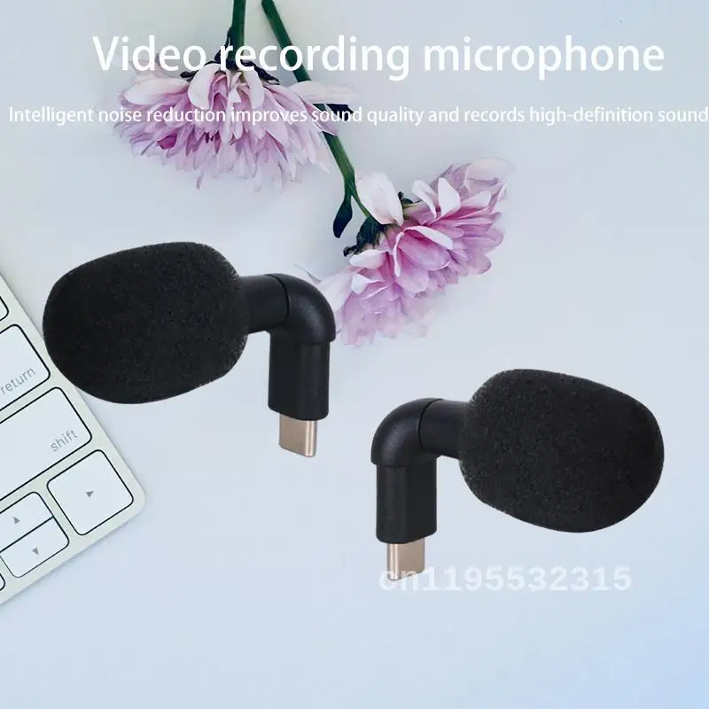 New Mini Portable Mobile Phone DSLR Camera Small Microphone Interview Recording Live Amplification Microphone