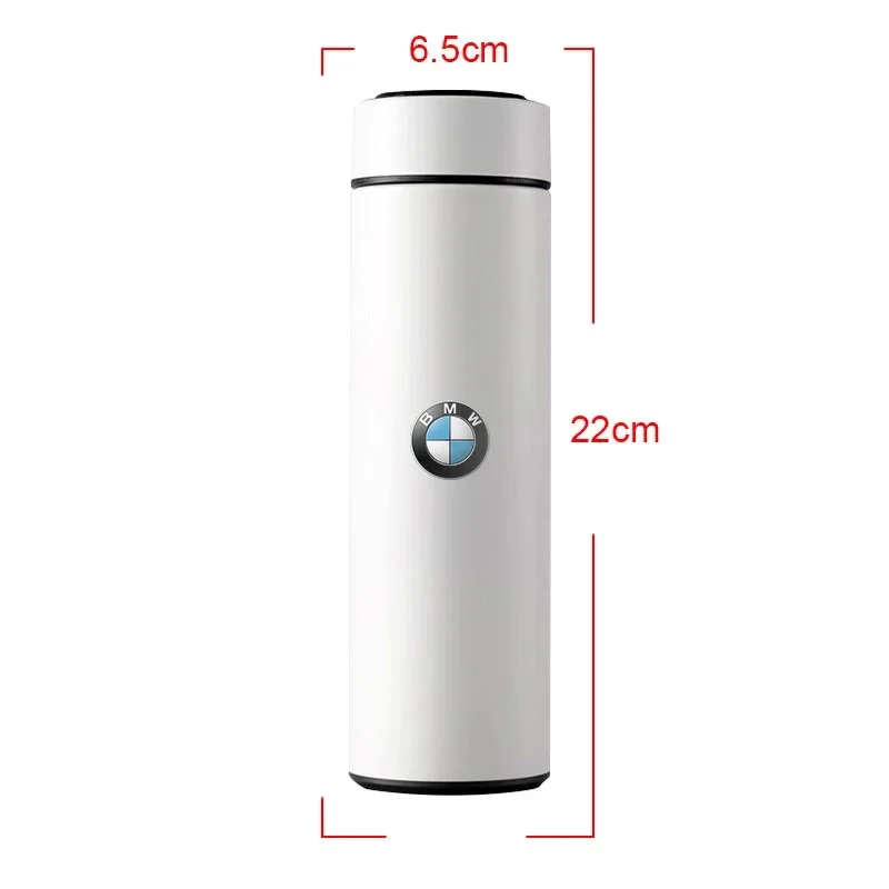 500ml Portable Car Smart Thermos Bottle Temperature Display Cup Coffee Cup For Bmw E46 E90 F10 E39 E36 F20 E87 F20 F40 E88 M2 M3