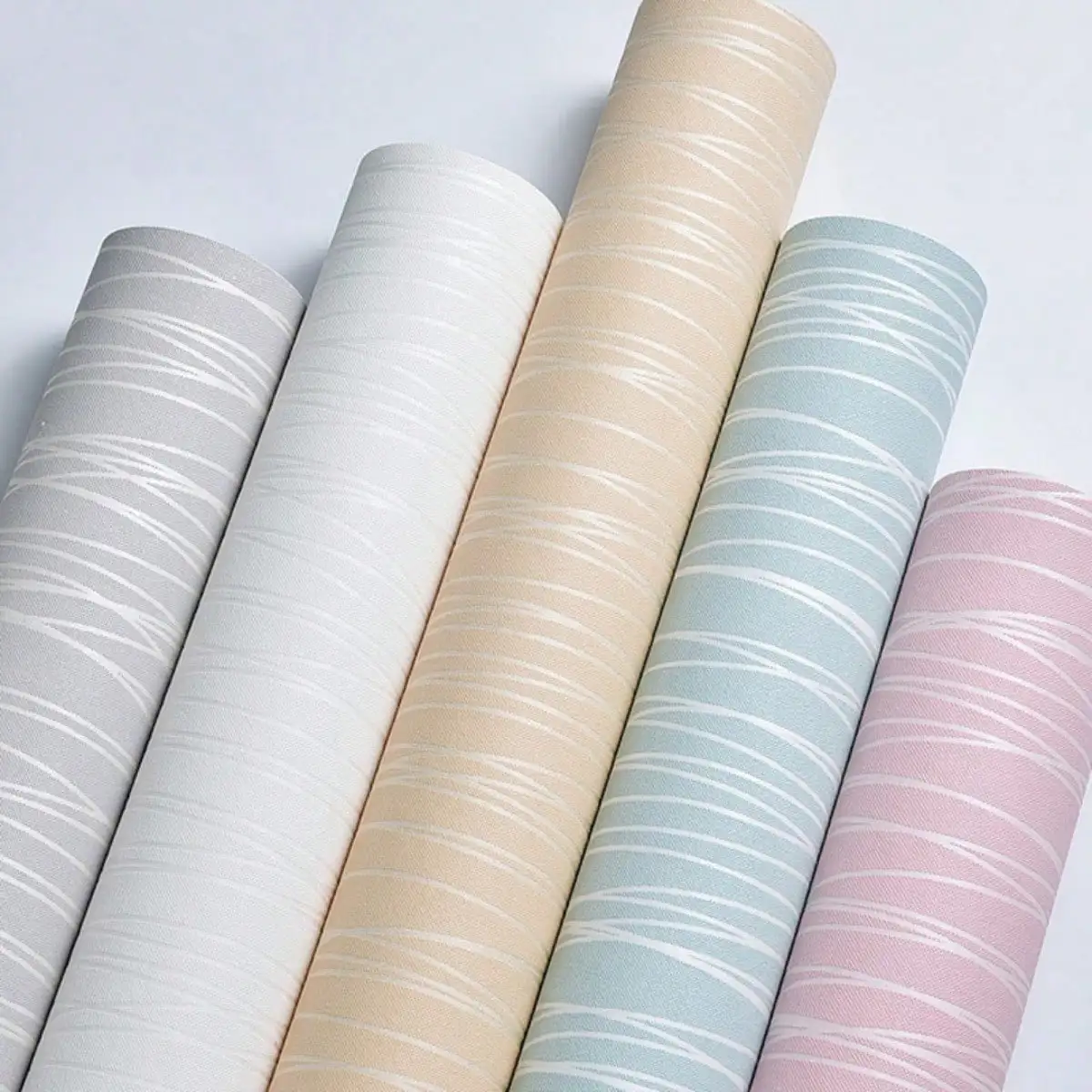 Striped 3d Self-adhesive Wallpaper Living Room Background Room Home Decoration Detachable Stickers Bedroom Furniture DIY Sticker