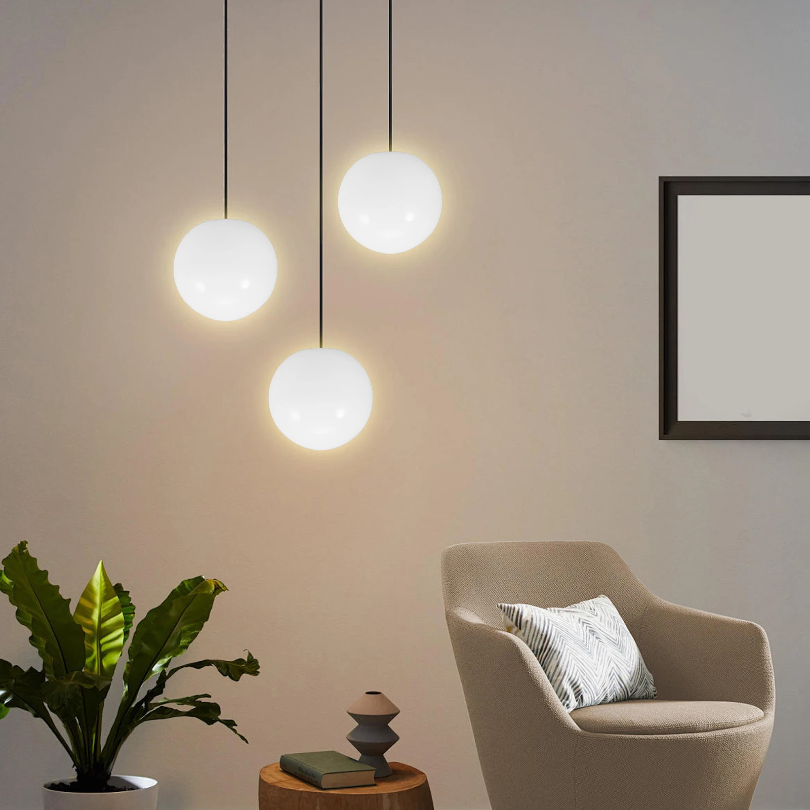 

Glass Ball Lampshade E27 Round Shade for Pendant Table Street Lamps Decor Lighting Fixture Ball Lamp Globe