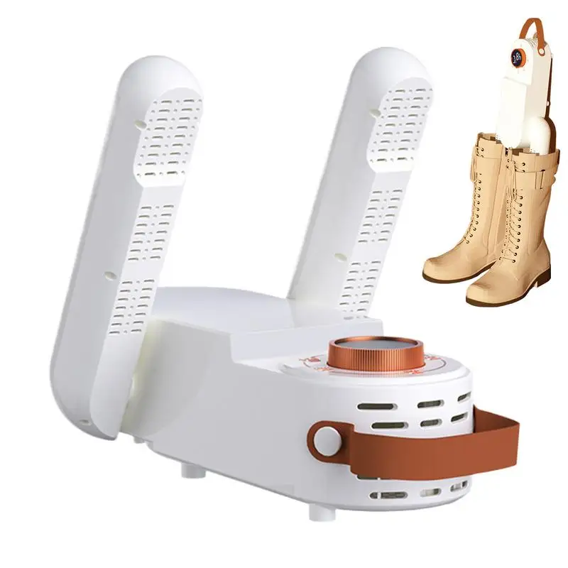 Boot Dryer Winter Smart Shoe Dryer With Auto-Off Timer Folding Portable Shoe Drying Device Boot Warmer Shoes Dryer Machine For