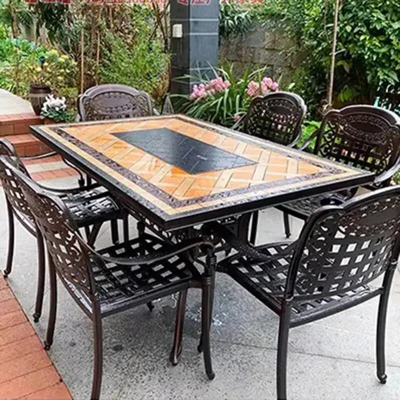 

Tables Luxury Courtyard Nordic Modern Lounge Outdoor Sectional Outdoor Tables Minimalist Luxury Arredo Giardino Home Furniture