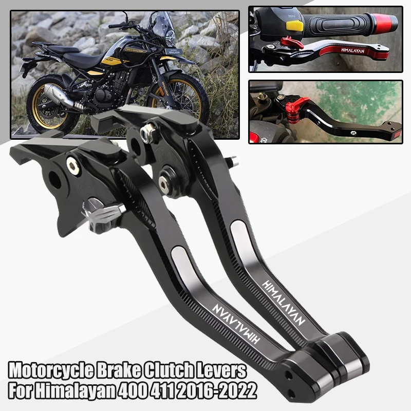 

For Royal Enfield Himalayan 400 411 2016-2022 2021 2020 Motorcycle CNC Aluminum Brake Lever Clutch Lever Adjustable Levers