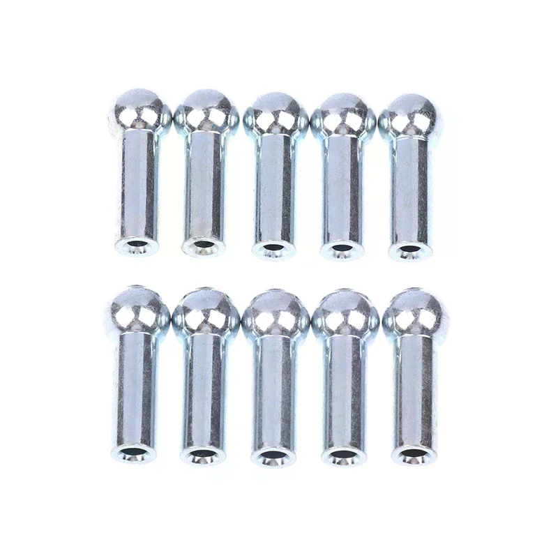 5pcs Gym Pulley Machine Stopper Cable Ball Terminals Wire Port Joint Parts For Diameter 5mm 6mm Cables Fitness Equipment